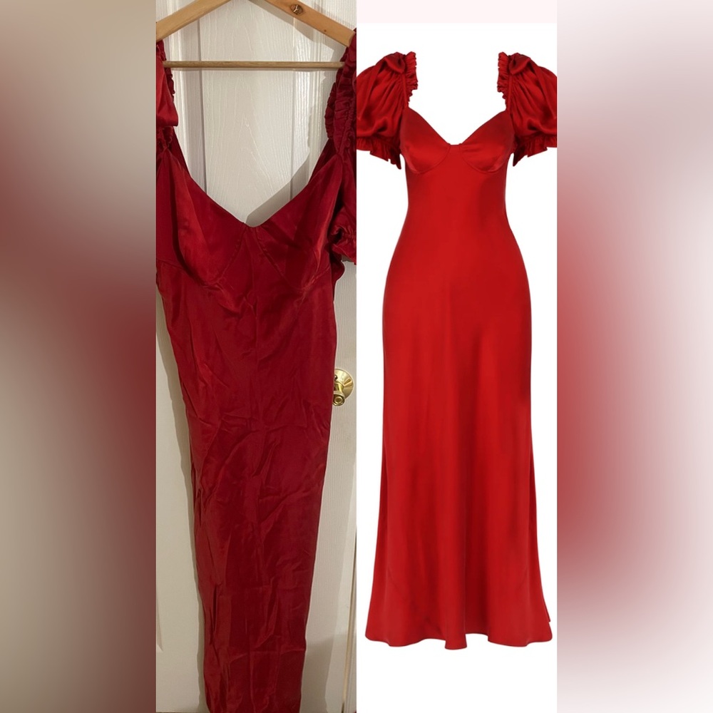 NWT 2X Selkie slip red dress